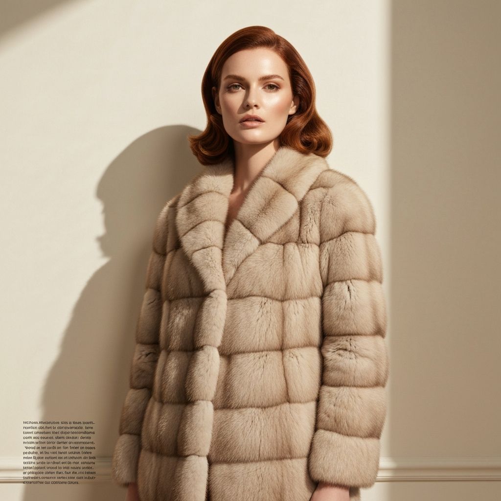 Modern elegance luxury fur