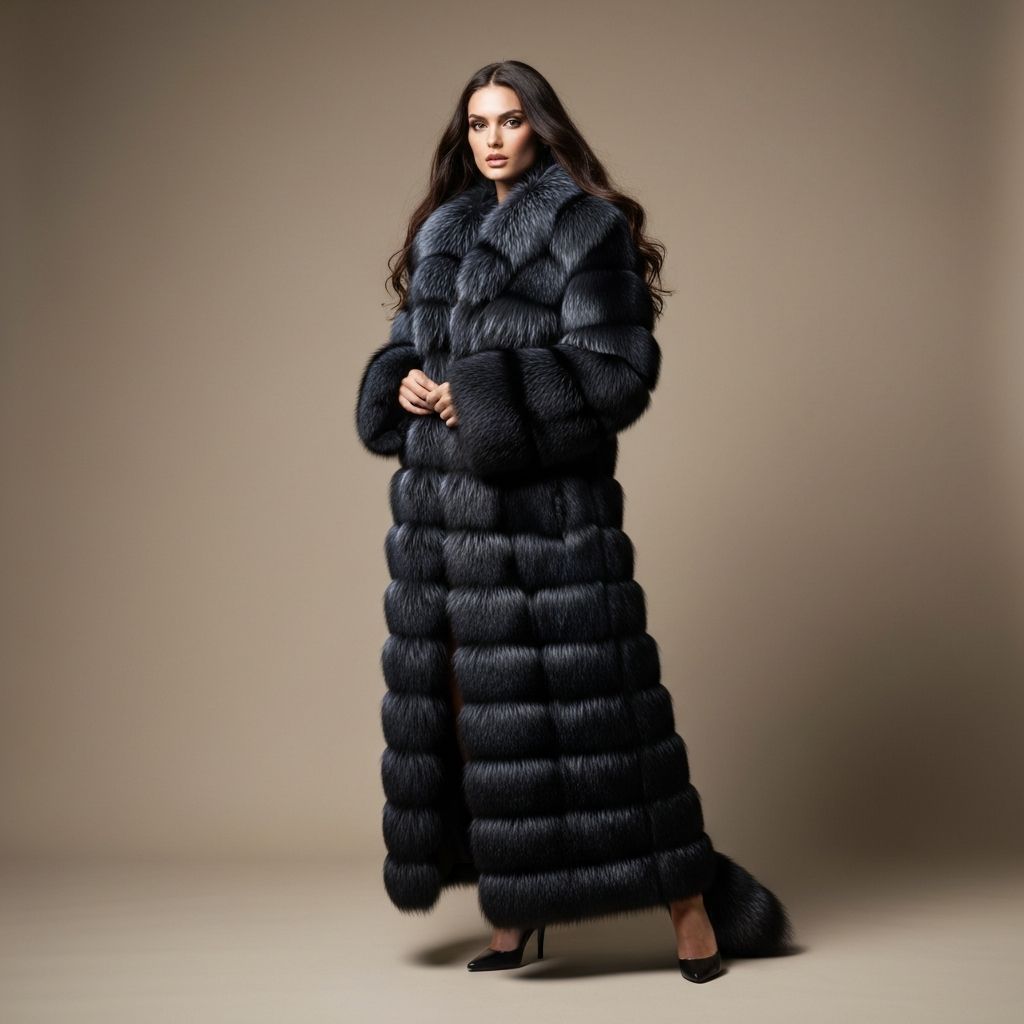 OLGA FUCHSPELZMANTEL